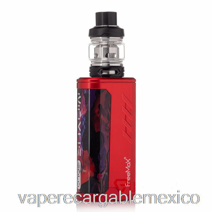 Vaporizador Recargable Freemax Maxus Solo 100w Kit De Inicio Rojo